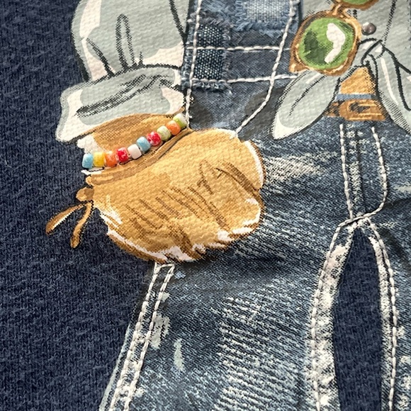 Polo Ralph Lauren Polo Bear Cotton-Blend Sweatshirt Sz XS Color “Austin Blue” - Picture 4 of 14